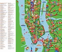 Large detailed New York tourist attractions map. New York city large ...
