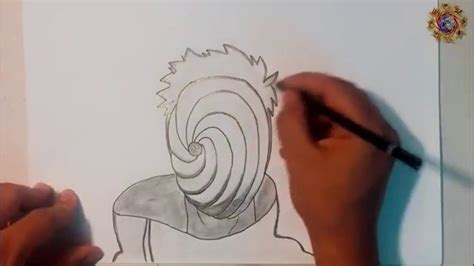 How To Draw Uchiha Obito And Tobi Naruto Drawing Tutorial Drawings