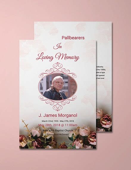 17 Funeral Invitation Template Examples