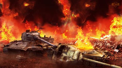 World Of Tanks Military Weapons Fire Destruction