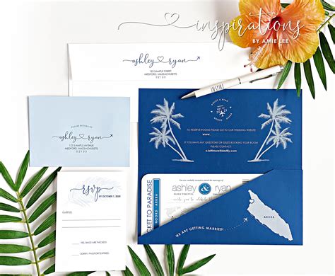 boarding pass wedding invitations destination wedding etsy