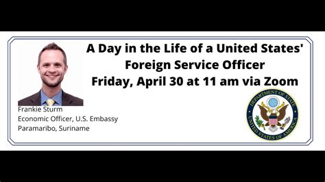 A Day In The Life Of A Foreign Service Officer Youtube