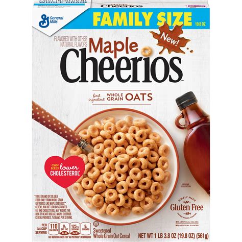 Maple Cheerios Cereal Gluten Free 198 Oz