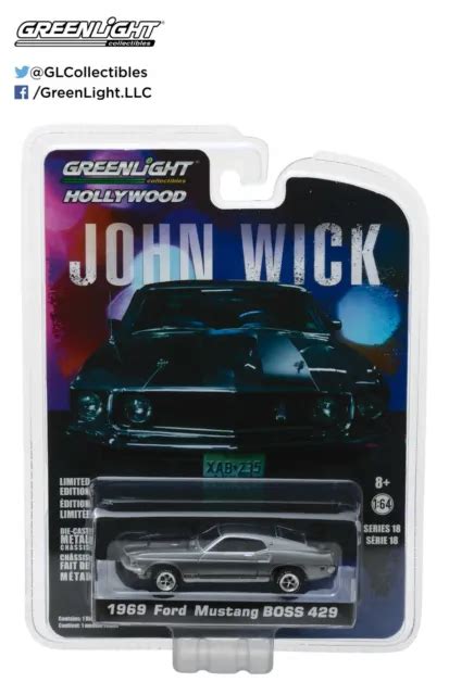 GREENLIGHT Ford Mustang Boss John Wick E Hollywood PicClick