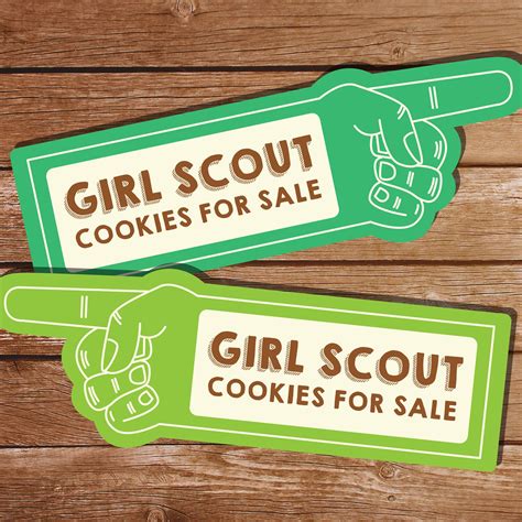 Girl Scout Cookie Printables Girl Scout Cookie Booth Sign Etsy Girl