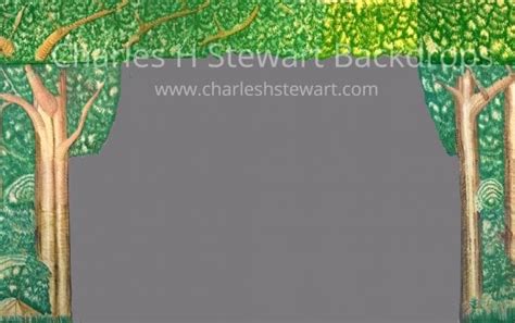 Woods Border Backdrop Backdrops By Charles H Stewart