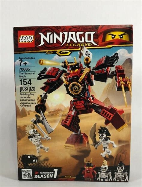 Lego Ninjago The Samurai Mech 70665 Building Kit 154 Pcs Imaginative