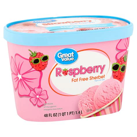 Raspberry Sherbet Ice Cream Raspberry