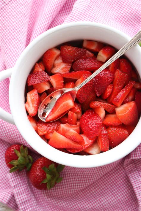 Easy Sweet Balsamic Strawberries Krazy Kitchen Mom