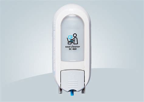 White Wall Mounted 600ml Toilet Seat Sanitiser Dispenser