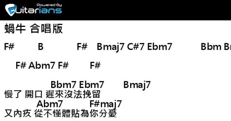 Главная кинодеятелииан чань / ian chan / 陳卓賢. Ian chan 陳卓賢, anson kong 冮燁生 ianson - 蝸牛 合唱版 結他譜 Chord譜 吉他譜| 曲 : Ian chan 陳卓賢 詞 : 林若寧 ...