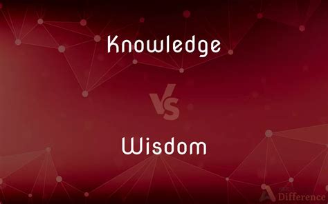 Knowledge Vs Wisdom — Whats The Difference