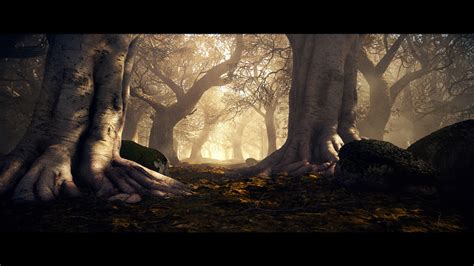 Artstation Fantasy Forest Lighting Study In Cryengine