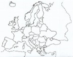 PLANOS Y MAPAS: MAPAS MUDOS DE EUROPA
