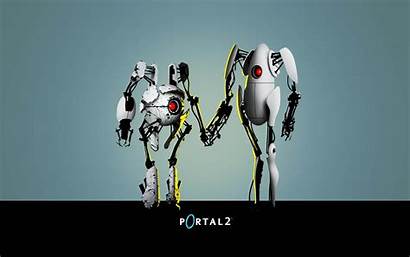 Portal Robots Wallpapers Background Games Heroes Mechatronics