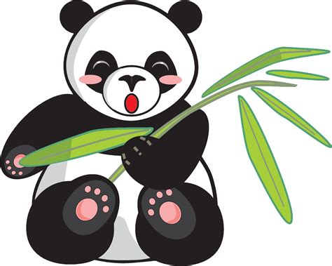 Giant Panda Bear Cartoon Clip Art Panda Png Download 23081850