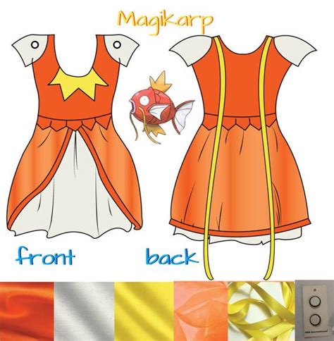 Magikarp Pokemon Dress Cosplay Pokemon Costumes Trending Outfits