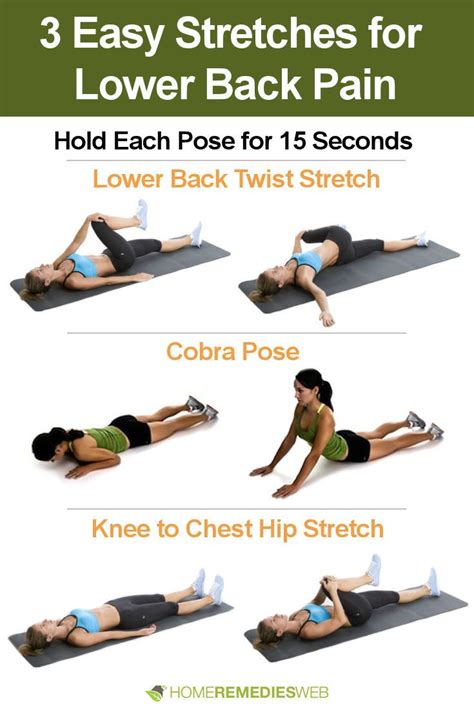 Printable Stretches For Lower Back Pain