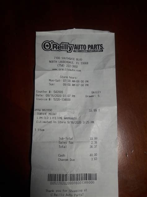 O'Reilly Auto Parts Reviews - 153 Reviews of Oreillyauto.com | Sitejabber