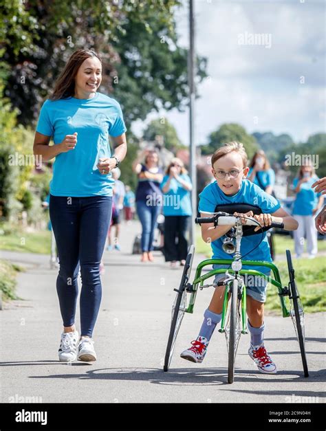 Tobias Weller Who Has Cerebral Palsy And Autism Alongside Olympic Athlete Jessica Ennis Hill