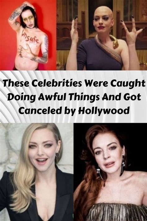 These Celebrities Were Caught Doing Awful Things And Got Canceled By Hollywood Artofit