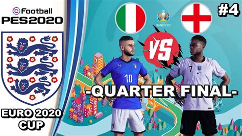 Watch all the action from the euro 2020 final between italy and england on bein sports. Quarter Final EURO 2020 | England Euro 2020 Cup eFootball ...