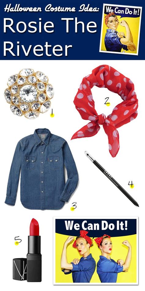 A guide to a very simple, diy rosie the riveter photo session. Fashionably Bombed: DIY Halloween Costume: Rosie The ...