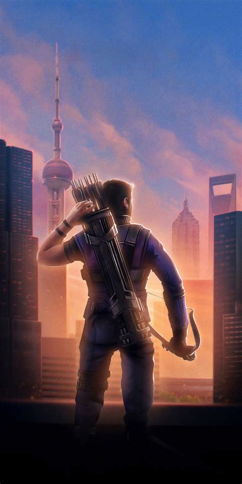 1080x2160 Hawkeye Avengers Endgame Chinese Poster One Plus 5thonor 7x