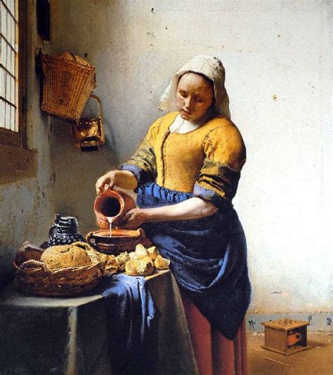 Johannes Vermeer la laitière Vermeer paintings Johannes vermeer Vermeer