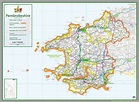 Pembrokeshire County Map – Tiger Moon