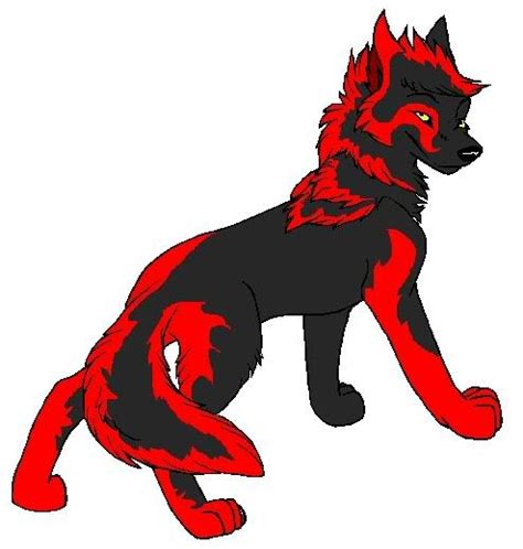 Black Wolf Anime Black Demon Wolf Otakuart