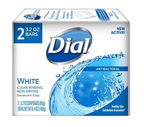 Dial Antibacterial Deodorant Bar Soap White 32 Oz 2 Bars Walmart