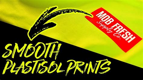 Creating A Smooth Plastisol Printing With Screen Printing Youtube