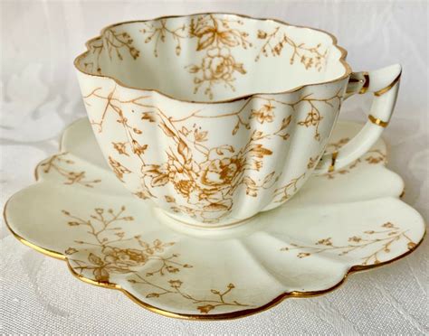 1890 Foley Wileman Shelley Cup And Saucer In 2020 Shelley Tea Cups