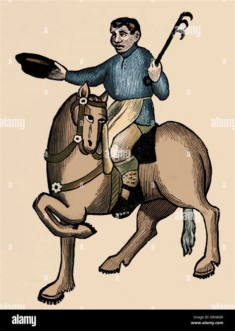 Geoffrey Chaucers The Cook On Horseback From The Canterbury Tales C