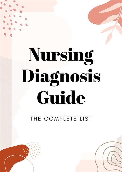 Nursing Diagnosis Guide 22 Pages Etsy