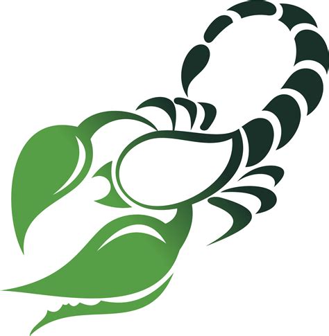 Download Green Scorpio Symbol PNG Image for Free png image