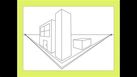 2 point perspective drawing easy