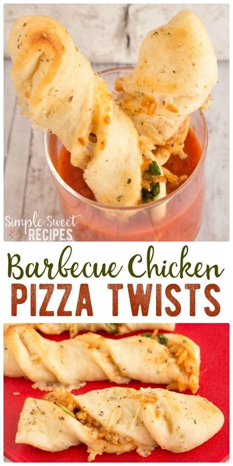 This Barbecue Chicken Pizza Twists Recipe Is Easy To Make From Home And