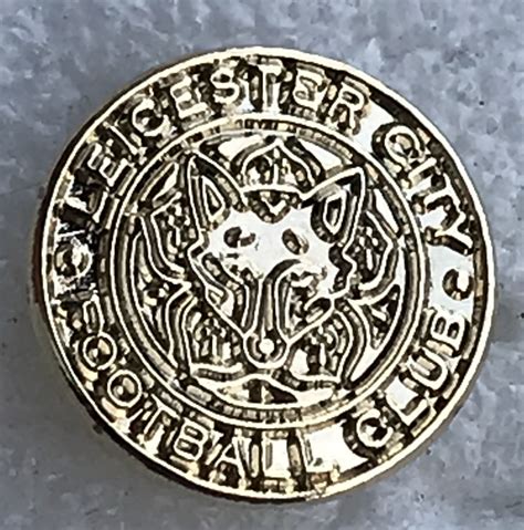 Leicester City Tiny Gold Crest Design The Brummie Badgeman