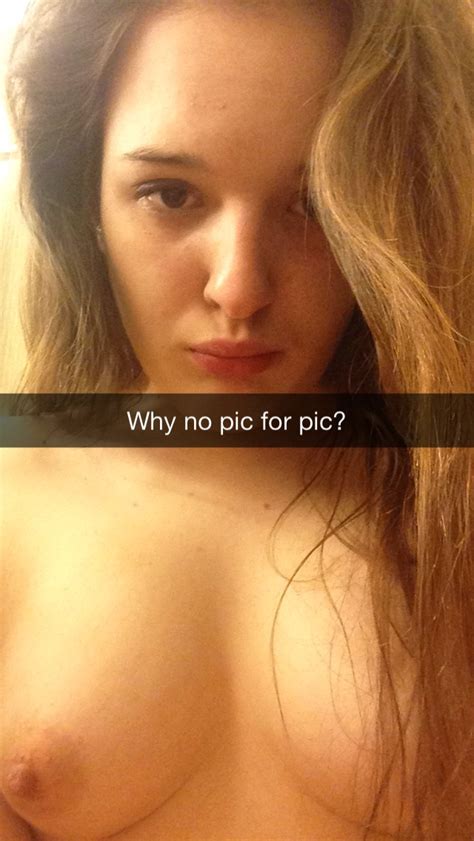 Angry Brunette Demands Pic For Pic On Snapchat Porn Pic