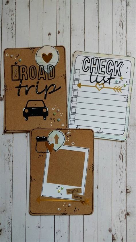 Items Similar To Road Trip Project Life Cards Set Of 3 On Etsy