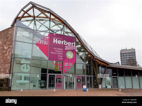 Coventry West Midlands Uk April 7 2018 Entrance To Herbert Art