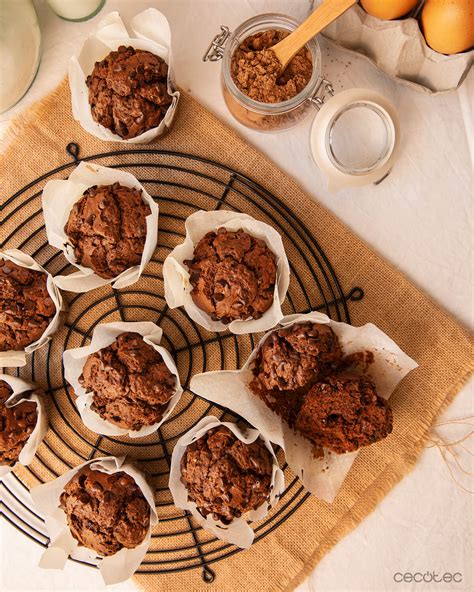 Muffins De Chocolate En Cecofry Recetas Cecotec Mambo · Cecofry