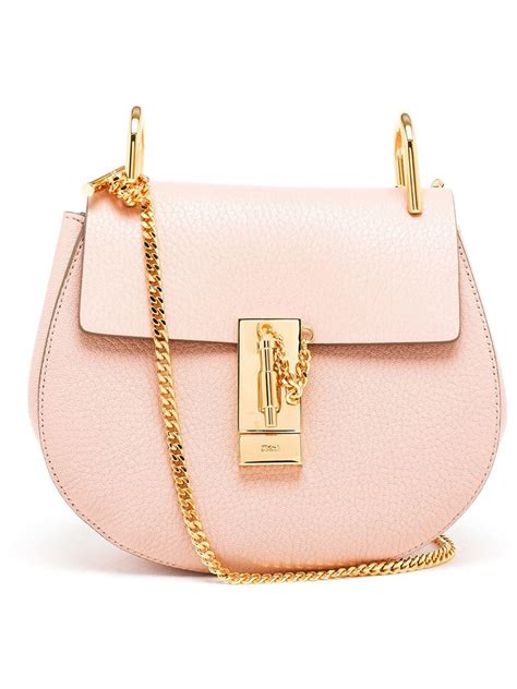 Lyst Chloé Drew Shoulder Bag In Pink