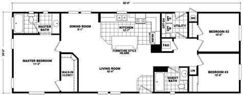 18 Foot Wide Mobile Home Floor Plans House Design Ideas