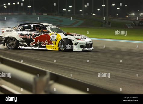 Formula Drift Yas Marina Circuit March 2011 Abu Dhabi Uae Stock