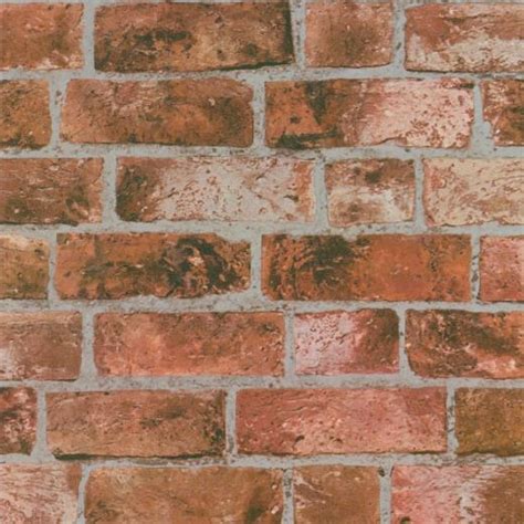 Free Download Details About Rustic Brick Effect Wallpaper 10m Silver