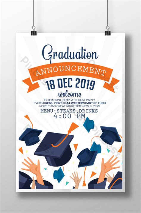 New Graduation Psd Flyer & Poster Templates | PSD Free Download - Pikbest