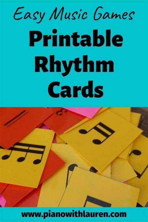 Download These Upgraded Printable Rhythm Cards For A Fun Easy Game To